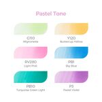 Product Μαρκαδόροι Ohuhu Brush & Chisel Set 6 Pcs Pastel Tones thumbnail image