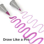 Product Ohuhu Honolulu B Alcohol Art Markers Σετ Μαρκαδόρων 104 Χρωμάτων Brush & Fine thumbnail image