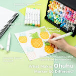 Product Ohuhu Markers Brush and Fine Set of 120+1 thumbnail image