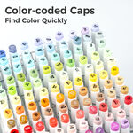 Product Μαρκαδόροι Ohuhu Markers Brush & Chisel Set of 168+1 Χρώματα thumbnail image