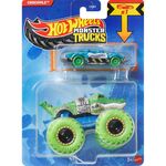 Product Mattel Monster: Trucks Vehicle With Small Car – Hw Mt Die-Cast &amp; Truck 12 (JJT63) thumbnail image