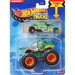Product Mattel Monster: Trucks Vehicle With Small Car – Hw Mt Die-Cast &amp; Truck 4 (JJT55) thumbnail image