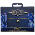 Product Βραχιόλι Harry Potter Deathly Hallows Stainless Steel Gold Chain Bracelet thumbnail image