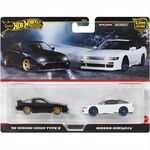 Product Mattel Hot Wheels®: Premium Car Culture - '96 Nissan 180SX Type X & Nissan SilEighty (JBK96) thumbnail image