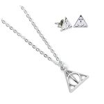 Product Harry Potter Deathly Hallows Necklace and Earrings thumbnail image