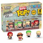 Product Φιγούρες Funko Bitty Pop! 4-Pack: One Piece - Monkey D.Luffy, Roronoa Zoro, Axe-Hand Morgan thumbnail image