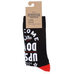 Product Stranger Things Upside Down Black Color Socks thumbnail image