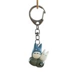 Product Studio Ghibli My Neighbor Totoro Blue and White Totoro Keychain thumbnail image