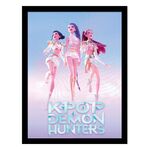 Product Kpop Demon Hunters Trio Framed Print thumbnail image