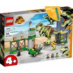 Product LEGO® Jurassic World™ Dominion: Απόδραση Δεινόσαυρου T. Rex (76944) Μαζί με Πασχαλινή Λαμπάδα thumbnail image