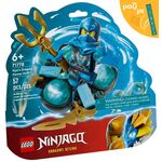 Product LEGO® NINJAGO®: Δυναμικό Σπιντζίτσου Γλίστρημα του Δράκου της Νία (71778) Μαζί με Πασχαλινή Λαμπάδα thumbnail image