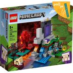 Product LEGO® Minecraft™: Η Κατεστραμμένη Πύλη (21172) Μαζί με Πασχαλινή Λαμπάδα thumbnail image