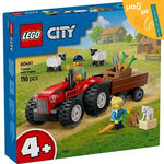 Product LEGO® City: Red Farm Tractor with Trailer & Sheep (60461) Along with an Easter Candle thumbnail image