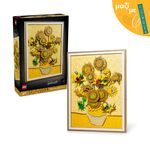 Product LEGO® Art: Vincent van Gogh – Ηλιοτρόπια (31215) Μαζί με Πασχαλινή Λαμπάδα thumbnail image