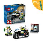 Product LEGO® City: Καταδίωξη με Αστυνομική Μοτοσικλέτα (60455) Μαζί με Πασχαλινή Λαμπάδα thumbnail image