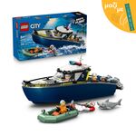 Product LEGO® City: Καταδίωξη με Αστυνομικό Σκάφος (60456) Μαζί με Πασχαλινή Λαμπάδα thumbnail image