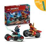Product LEGO® NINJAGO®: Kai’s Motorcycle Speed Race (71838) Along with an Easter Candle thumbnail image