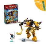 Product LEGO® NINJAGO®: Εξωστολή Μάχης Σπιντζίτσου του Άριν (71839) Μαζί με Πασχαλινή Λαμπάδα thumbnail image