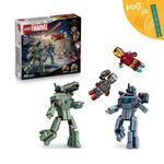 Product LEGO® Marvel: Άιρον Μαν & Γουόρ Μασίν vs. Hammer Drones (76320) Μαζί με Πασχαλινή Λαμπάδα thumbnail image