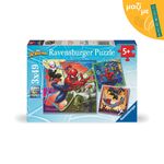 Product Ravensburger: Marvel Spiderman - Puzzle (3x49pcs) (12004115) Along with an Easter Candle thumbnail image