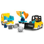 Product LEGO® DUPLO® Town: 3 in 1 Construction Vehicles (10475) Along with an Easter Candle thumbnail image