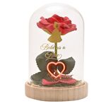 Product Διακοσμητικό Disney Pastel Princess Florals In A Cloche With Neon Light Belle thumbnail image