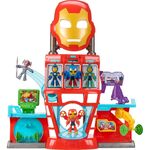 Product Μινι Φιγούρα Hasbro Marvel Iron Man And His Awesome Friends:  Iron Quarters Playset - Playset (G1259) thumbnail image