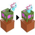 Product Mattel Minecraft: Mini Figures – Mc Airborne Axolotl (JKF68) thumbnail image