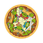 Product Teenage Mutant Ninja Turtles Pizza Mousepad thumbnail image