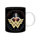 Product DC Comics Wonder Woman Retro Black Mug thumbnail image