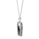 Product Disney Nightmare Before Christmas Coffin Brass Plated Necklace & Floating Stones thumbnail image