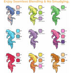 Product OHUHU Honolulu Alcohol Art Markers Set 48 Colours Brush & Chisel thumbnail image