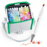 Product OHUHU Honolulu Alcohol Art Markers Set 72 Colours Brush & Chisel thumbnail image