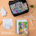 Product Ohuhu Honolulu B Alcohol Art Markers Set 216 Colours Brush & Fine thumbnail image