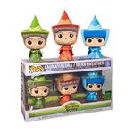 Product Funko Pop! Sleeping Beauty Fauna, Flora, Merryweather Fairies (ECCC 2020)-Nerdom Exclusive thumbnail image
