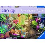 Product Παζλ Ravensburger Puzzle: Feel Well - Cheeky Cats 200 Κομμάτια (12001735) thumbnail image