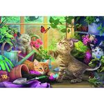 Product Παζλ Ravensburger Puzzle: Feel Well - Cheeky Cats 200 Κομμάτια (12001735) thumbnail image