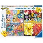 Product Παζλ Ravensburger Puzzle: Pokemon - Gotta Catch'em All! Bumper Puzzle Pack (4x100 pcs) (05651) thumbnail image