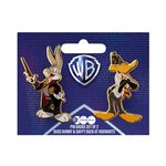 Product Harry Potter Set of 2 pins Bugs and Daffy at Hogwarts Looney Tunes Warner Bros 100th thumbnail image