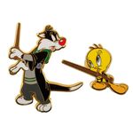 Product Καρφίτσες Σετ των 2 Harry Potter Sylvester and Tweety at Hogwarts Looney Tunes Warner Bros 100th thumbnail image