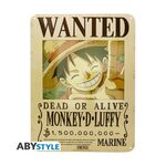 Product One Piece Wanted Luffy Metal Plate thumbnail image