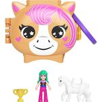 Product Mattel Polly Pocket Mini: Pet Connects - Horse Compact Playset (JCB20) thumbnail image