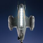 Product Paladone: Star Wars The Mandalorian - Razor Crest Posable Desk Light (PP15868MAN) thumbnail image