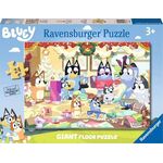 Product Παζλ Ravensburger Giant Floor Puzzle: Bluey - Christmas with Bluey (24 pcs) (03171) thumbnail image
