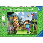 Product Παζλ Ravensburger Puzzle: Minecraft - Steve and Alex (100XXLpcs) (12004176) thumbnail image