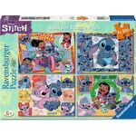 Product Ravensburger Puzzle: Stitch - Aloha! (4x100 pcs) (05731) thumbnail image