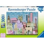 Product Παζλ Ravensburger Puzzle: European Cities XXL (300pcs) (13355) thumbnail image