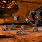Product Runic Dice Set: Mixed Blue & Gold thumbnail image