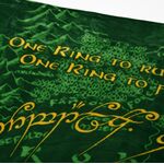 Product Lord of the Rings Cozy Blanket "The One Ring" thumbnail image