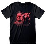 Product Star Wars: The Mandalorian Mando And Grogu Red Dots T-Shirt thumbnail image